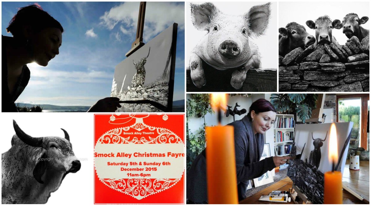 The perfect Christmas prezzie for that quirky creative in your life - <a href="/KellyHoodArt/">Kelly Hood</a> is with us until 6pm.