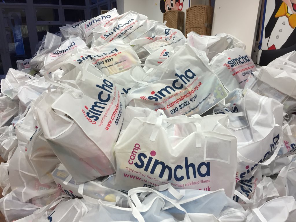 CampSimchaUK's tweet photo. Wow!! Over 8000 toys collected and packed. Thanks to all who made it possible @JLGBHQ @Kinloss_US @Melissa_Sher https://t.co/e3SoQWQRYW