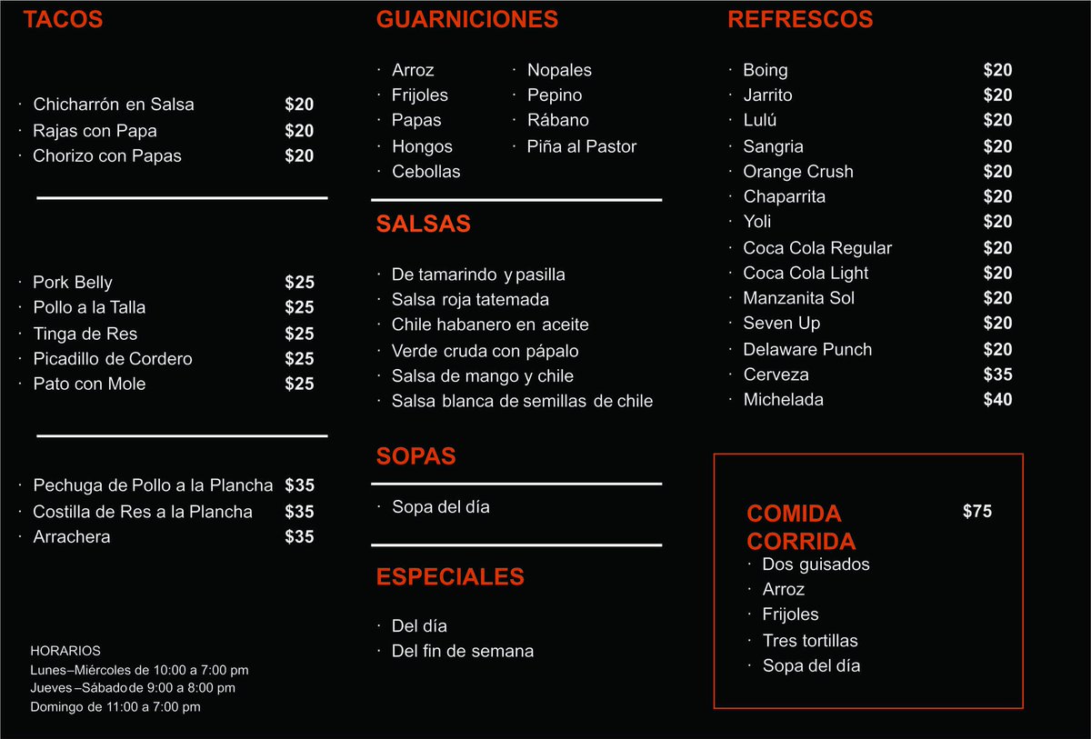 ¿Que tal nuestro nuevo menú en #Fiamma?, Para hoy Domingo helado ven y acompáñanos en <a href="/mercadoromaMX/">Mercadoroma</a> ,