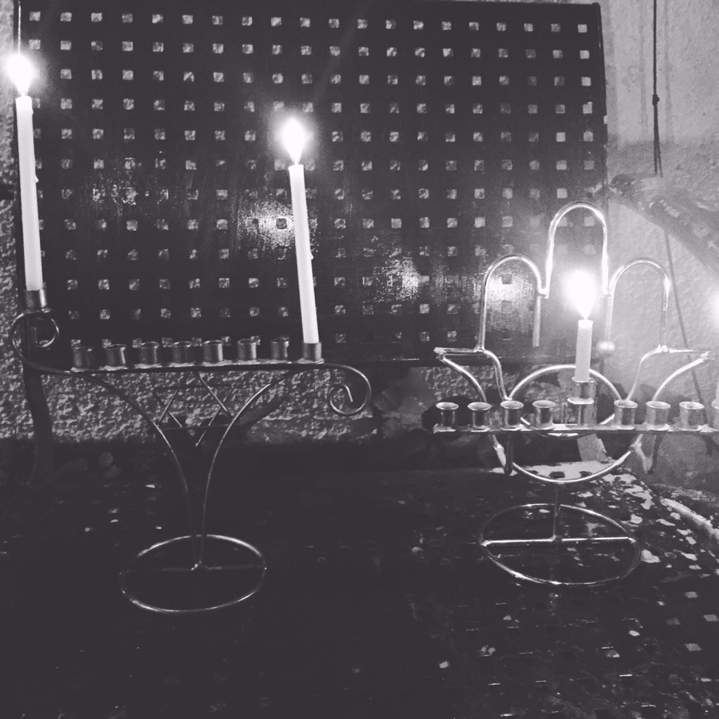 Libby_weiss's tweet photo. Celebrating the first night of #Hanukkah with #IDF soldiers on the border with Gaza- happy holiday! https://t.co/F0qmX5wzVB