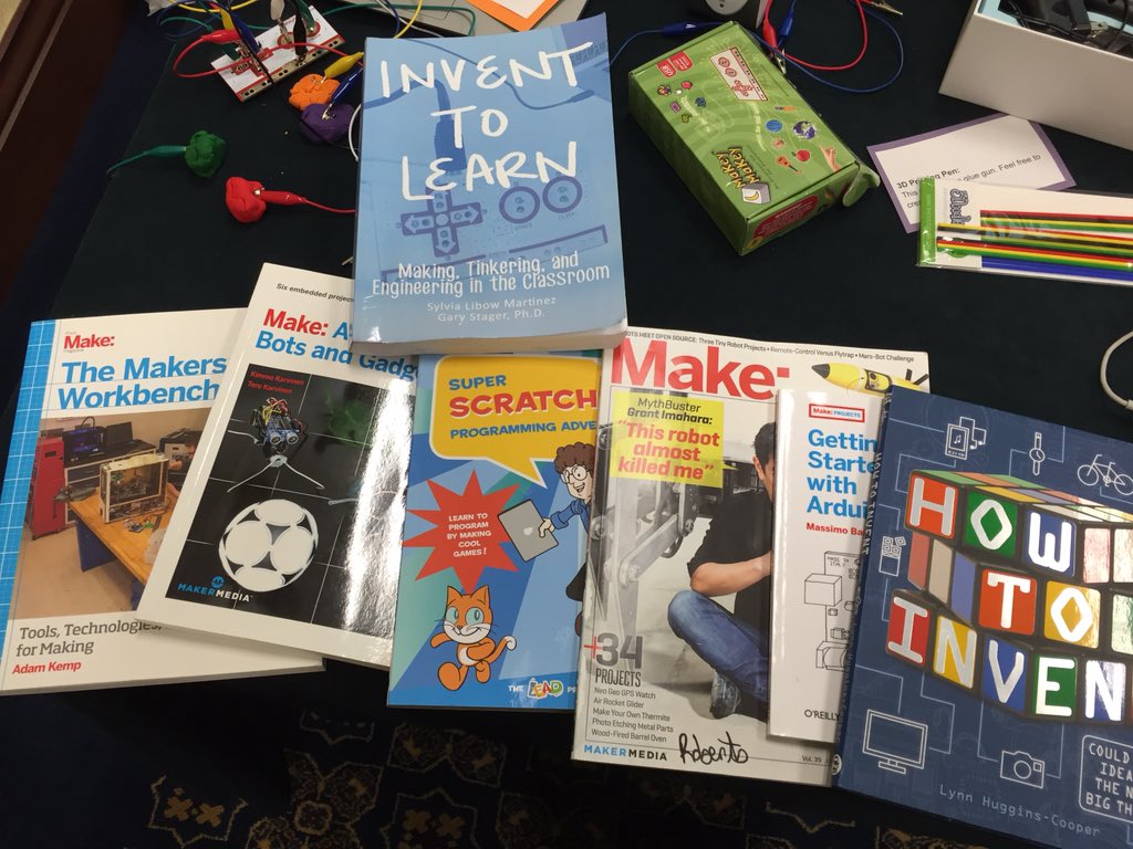 tmarieitrt's tweet photo. Reference materials we need for our #makerspace @GTMSTitans #iwcsedtech https://t.co/amoqMvVZJ8