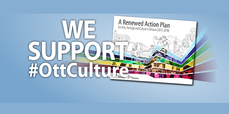 Support #Ottawa's Action Plan for Arts, Heritage and Culture. Info: ow.ly/Vvf3l #OttCulture #OttArts