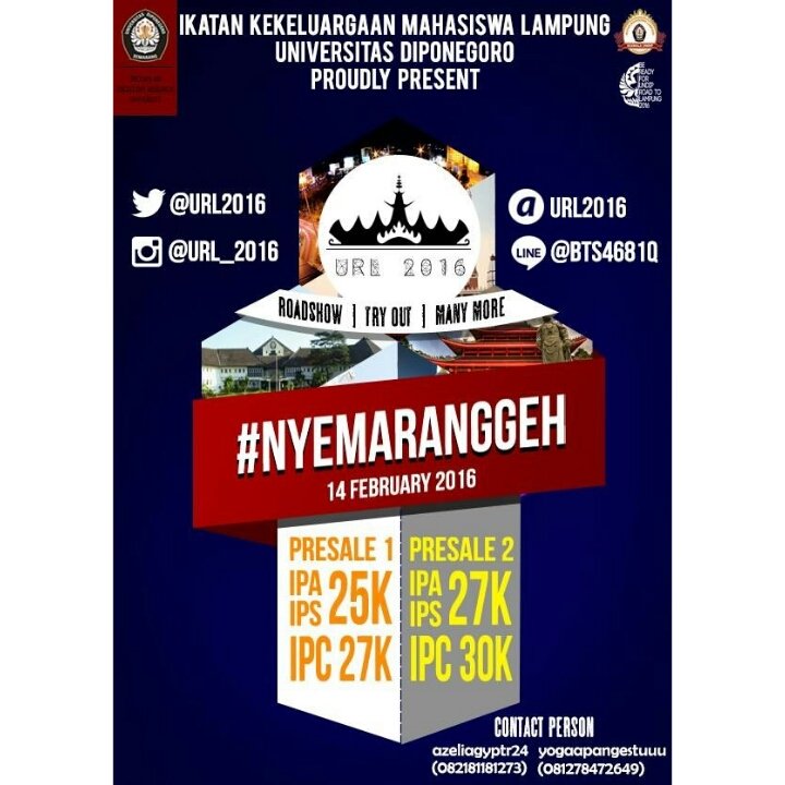 Tiket try out Presale 1 telah dibukaaa pemesanan 7-19 desember 2015 yaa :) grab it fast! <a href="/SMAN1_GDR/">SMAN 1 GADINGREJO</a> <a href="/SmansaMania_TB/">Smansa Mania</a>