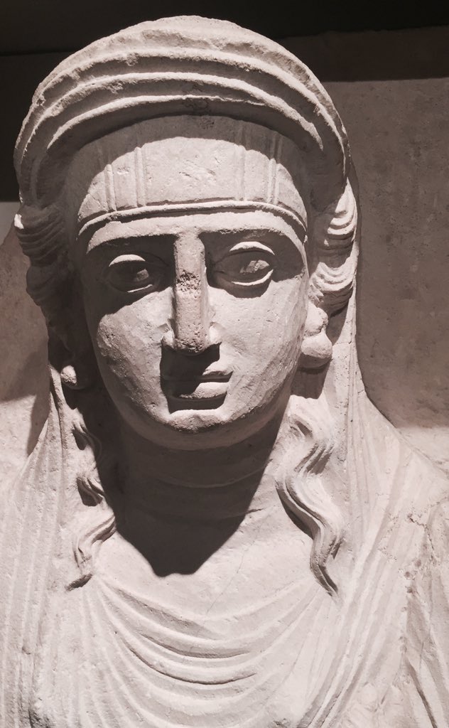 pompei79's tweet photo. Faces of Roman Syrians from #Palmyra @britishmuseum. Wonderful to know they'll continue to gaze out, unharmed. https://t.co/L374xa5OV5