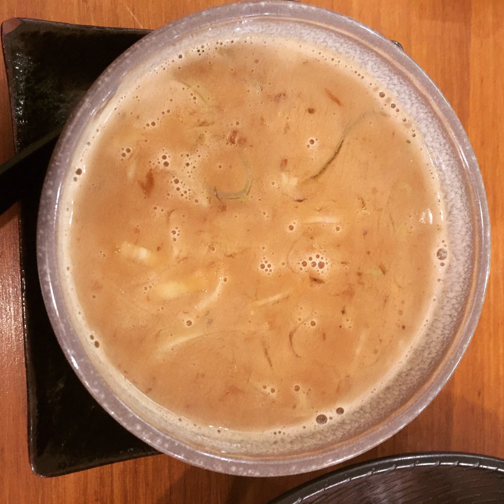 Intense Tsukemen broth. So good. #mrramensan #broth #tsukemen #midcitycentre #melbourneramen #melbournefood