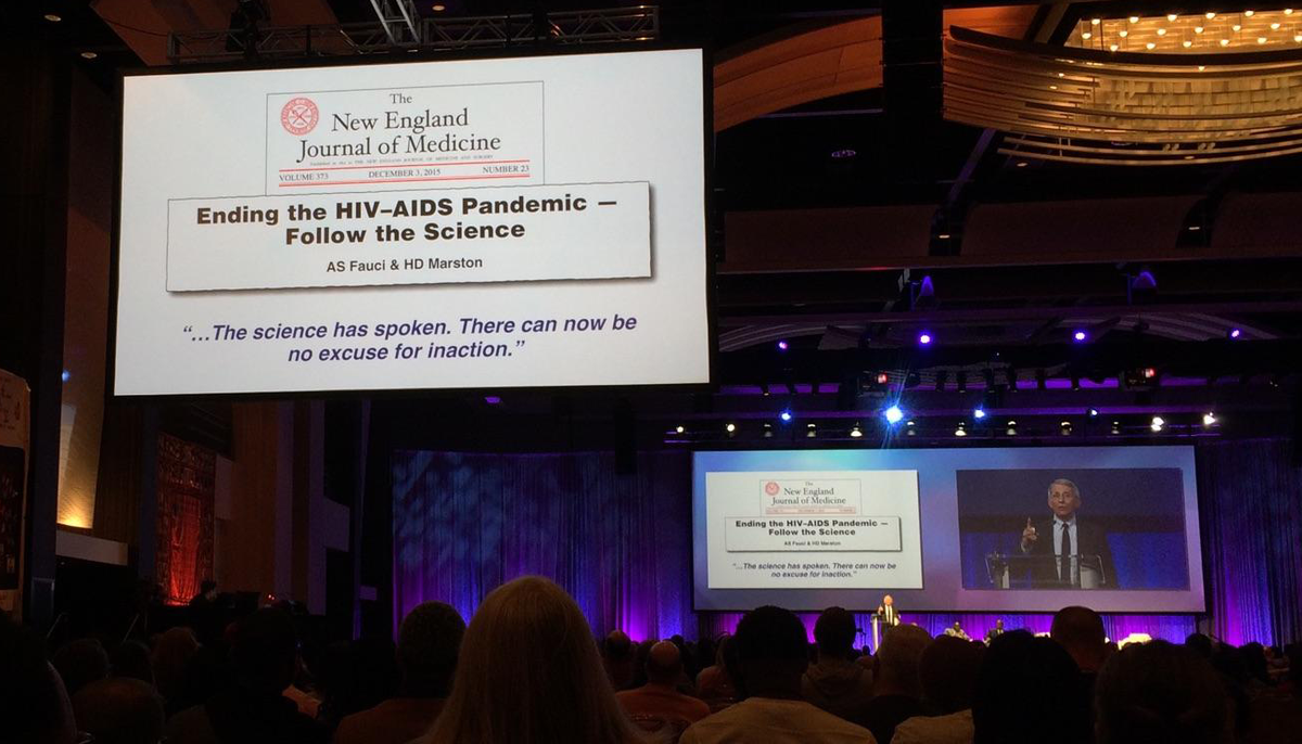 HIVGov's tweet photo. “The science has spoken.”-Dr. Fauci at #NHPC2015. Now it's our turn. Find care and treatment https://t.co/mgNQDar2rT https://t.co/2XvCcHl357
