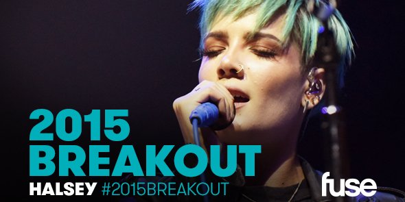 fusetv's tweet image. #2015Breakout Halsey has gone from internet icon to selling out MSG. 10 times she ruled 2015:on.fuse.tv/1Q6i6Mw