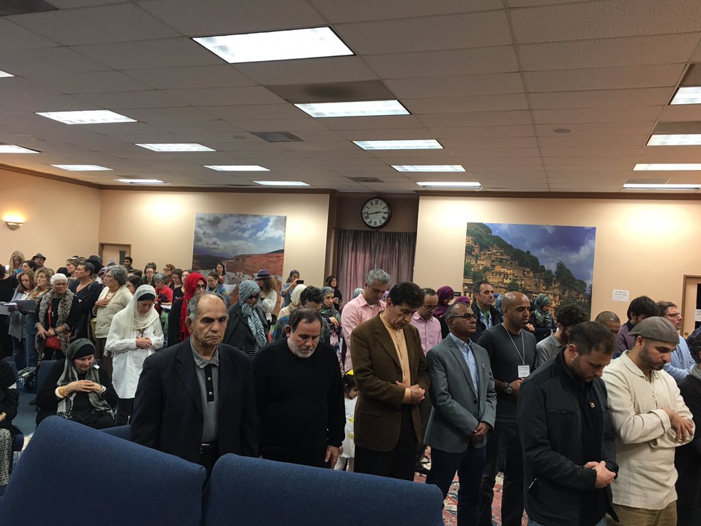 FFEUnyc's tweet image. &quot;Two Faiths One Prayer&quot; Muslims and Jews pray side-by-side. #WeRefuseToBeEnemies #Tw15nning