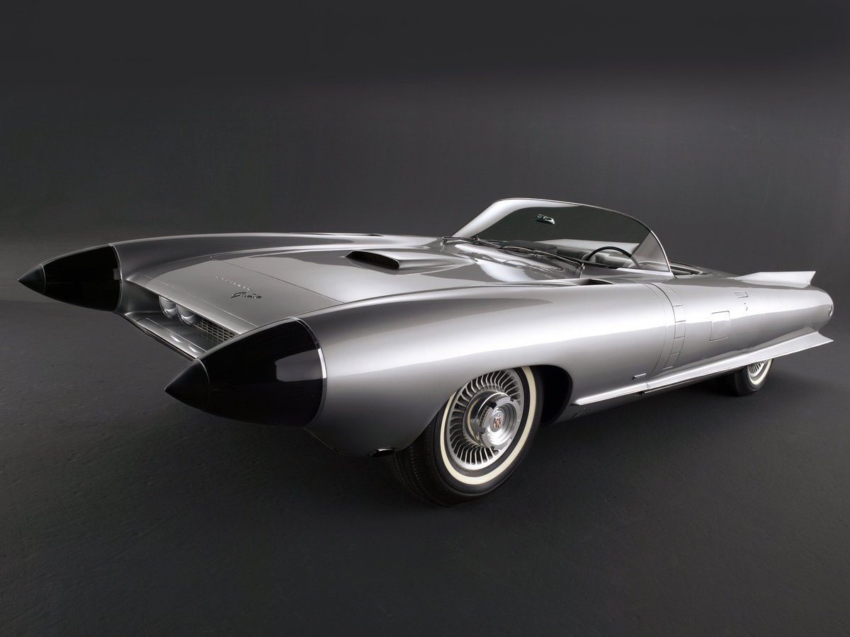 car_curious's tweet photo. El Cadillac Cyclone 1959 se conducía solo usando un sensor que lo guiaba a lo largo de un cable en la carretera. https://t.co/CVgDwbUhOk
