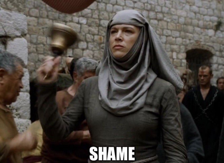 Shame nun of Game of Thrones