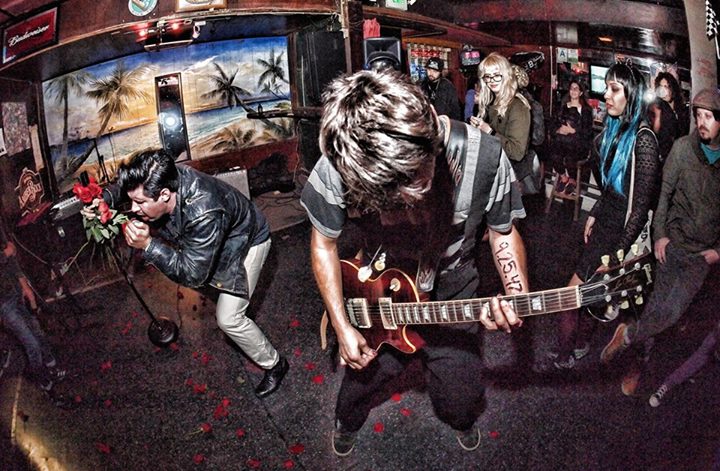 A7XFANCLUB's tweet photo. Performance art meets synth punk. candle wax, leather jackets & roses #BandAparte https://t.co/nZvNveZOgE https://t.co/ZIsX7BdIJ6