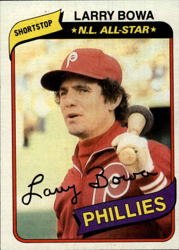 Happy 80\s Birthday to Phillies shortstop Larry Bowa, who hit .375 in the 1980 World Series. 