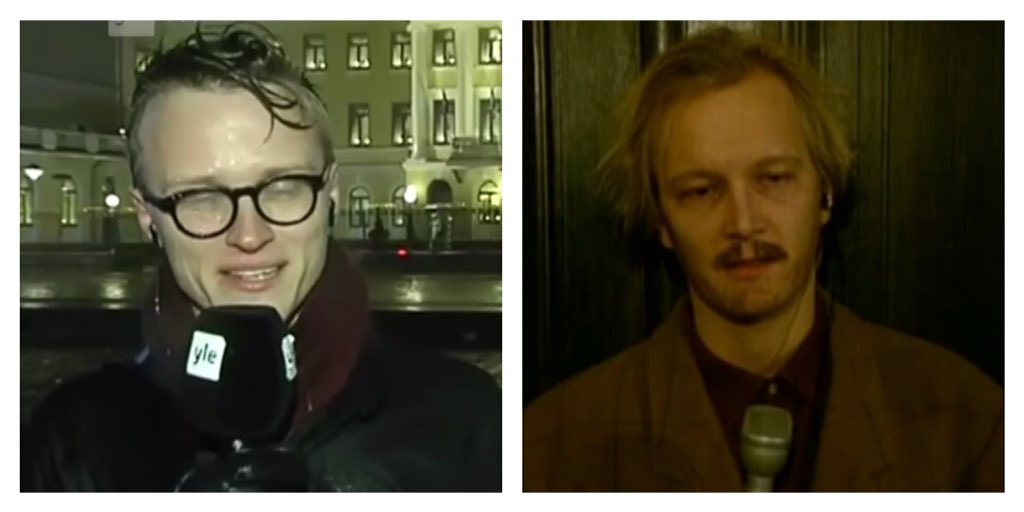 kaustoFI's tweet photo. Viekää nyt herrajumala Ylen toimittajalle sateenvarjo, ettei käy ns. "lasse ernamot". #julmahuvi #linnanjuhlat https://t.co/I1hEEDdfsm