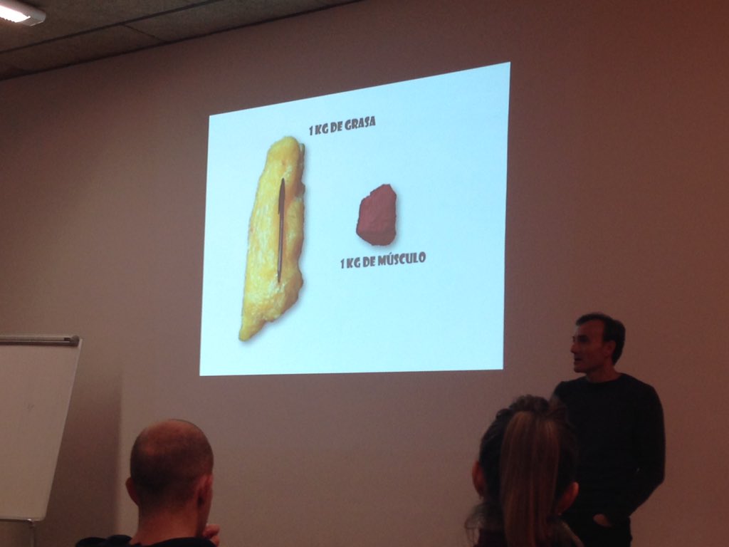 La importancia no la tiene el peso, sino qué te pesa. #Obesidad y #ejercicio físico con <a href="/felipeisidro13/">Felipe Isidro</a> ayer en Bcn