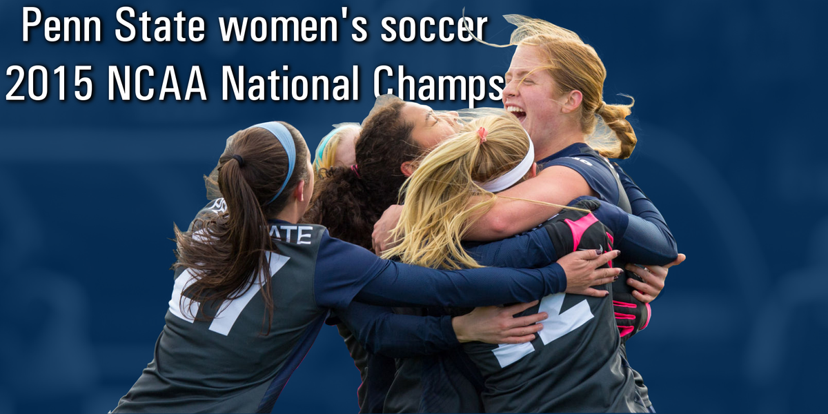 DailyCollegian's tweet photo. Penn State women's soccer wins its first NCAA title https://t.co/BUXKbGohCo https://t.co/yqMOe1jN8E