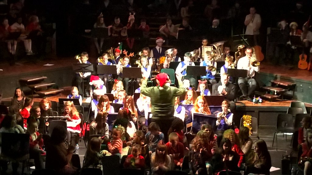 RochdaleMusic's tweet photo. We are off again, part two of the 3rd and last concert of the day. RMS Junior Brass with audience participation. https://t.co/BZXyGri5jk