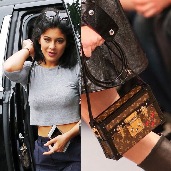 Kylie Online on X: STYLE: Kylie wore Louis Vuitton Petite Malle Bag in  Miami (December 5)  / X