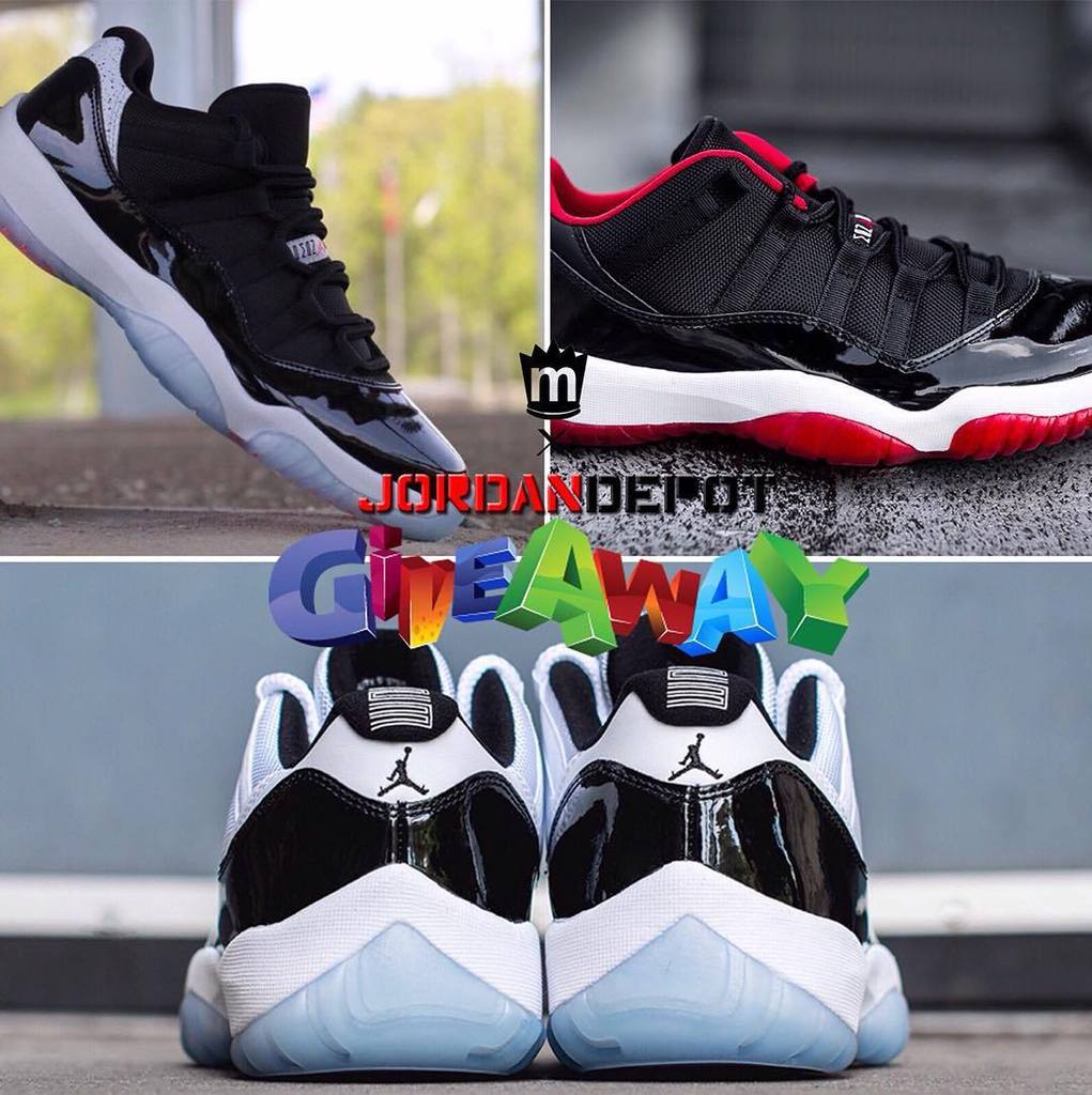moesest1985's tweet photo. !!!Final Reminder!!! @moessneakerspot Jordan 11 Low "Triple Threat" Giveaway (Concord's, Bred's, and Infrared's)

3… https://t.co/PVem0MWprX