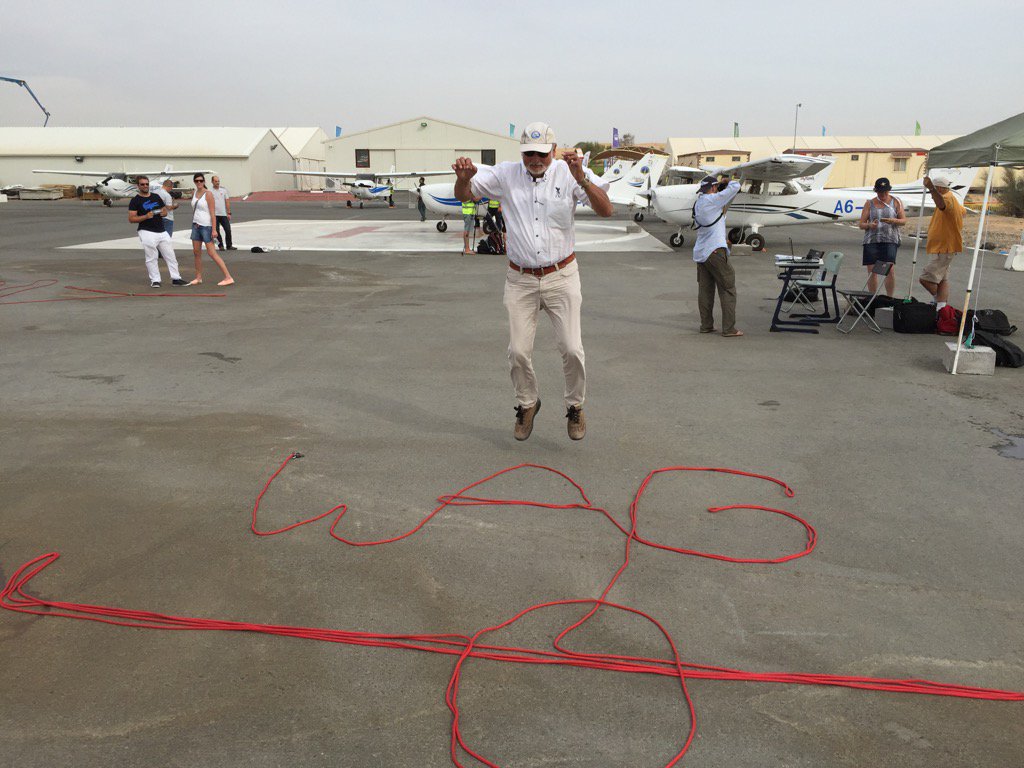 WAG Event Director Roland Stuck enjoying time between launches
