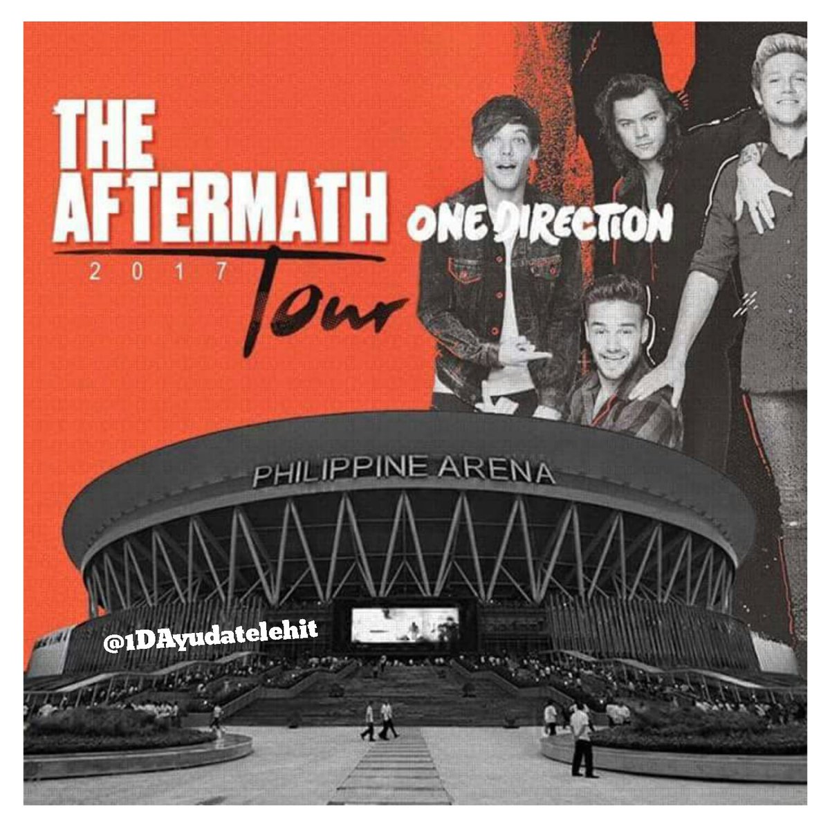 1DAyudaTelehit's tweet photo. 🚨 #Rumor 
Se revela el primer flyer del Tour de #1D en 2017 #TAMT #OneDirection 
. The AfterMath Tour 2017. https://t.co/xzd9X9SlNQ