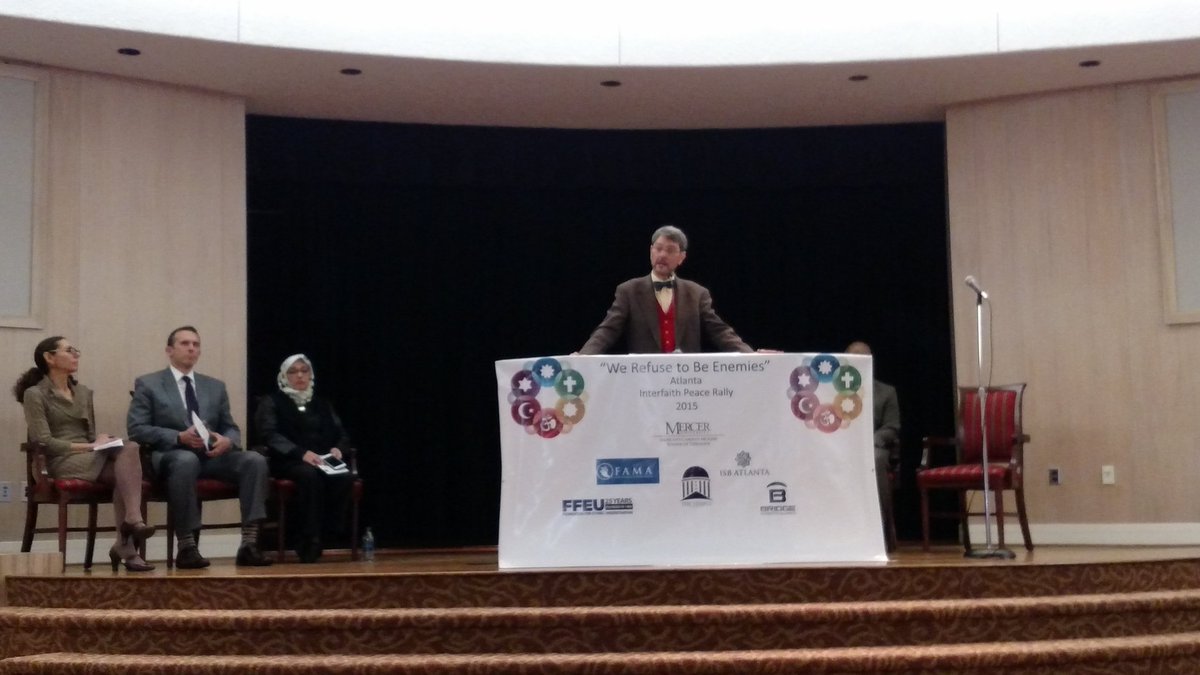 FabianiDuarte's tweet image. #WeRefuseToBeEnemies Rally w/Christians, Jews &amp;amp; Muslims who believe in peace &amp;amp; love @McAfeeTheology @MercerYou