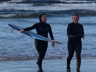 Great Session today at #WestStrand beach and harbour!  #Portrush
#Portrush #NorthCoast #Ireland #surfing #SUP #sun