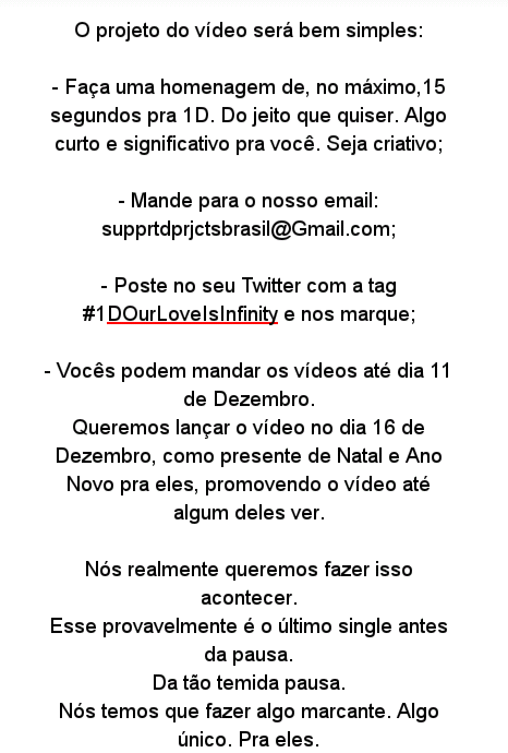 FTMBRASIL's tweet photo. #1DOurLoveIsInfinity 
MANDEM SEUS VIDEOS ATÉ DIA 11!!!
Mandem! Mandem! Mandem!
#MTVStars One Direction https://t.co/sbymeKmuH5
