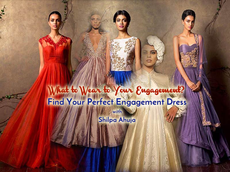 indian engagement dresses for brides