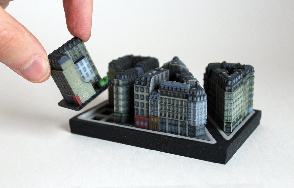 Ittyblox's tweet photo. Just completed the first #paris baseplate with our @shapeways prints for our upcoming @kickstarter #3dprinting https://t.co/YTfA9x6eql