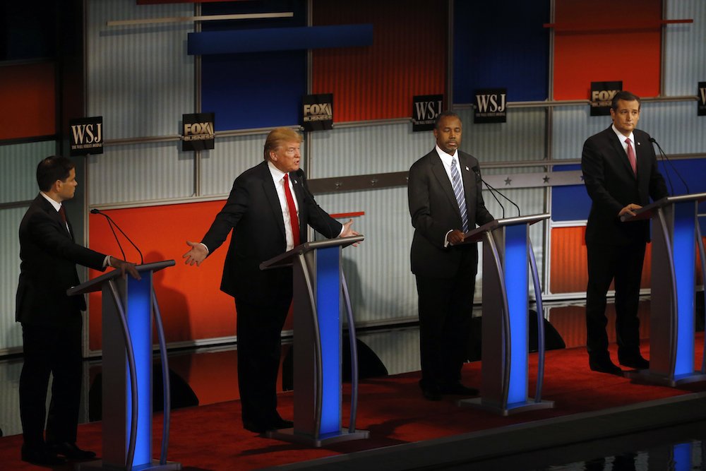 nationaljournal's tweet photo. Should candidates build their base or try to influence swing voters? https://t.co/LM09ItZziB https://t.co/P4Ivs403f4
