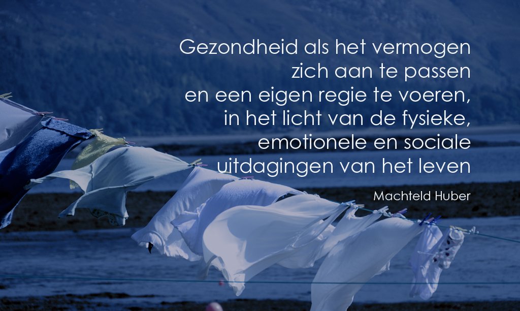 Je hoeft niet te genezen om te kunnen herstellen. Een hoopvolle definitie van gezondheid.