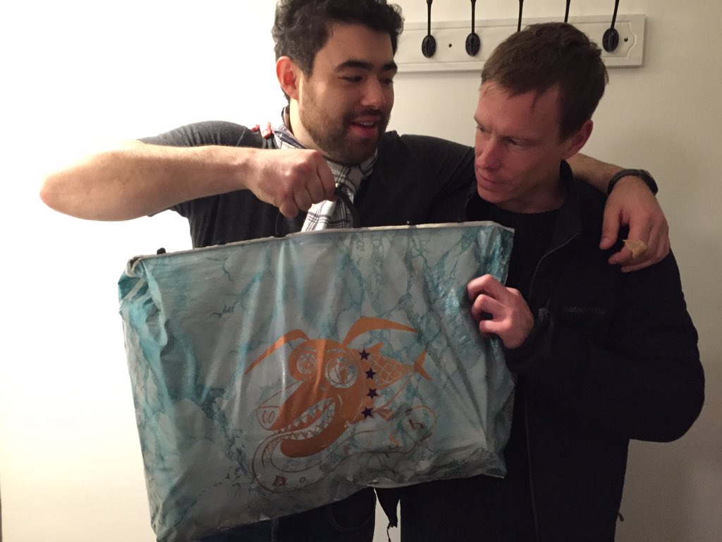 nickdogfish's tweet photo. Nin&amp;MZP Old Dog Network with original Dogfish bag circa 1992 https://t.co/AzQGP1vOAv