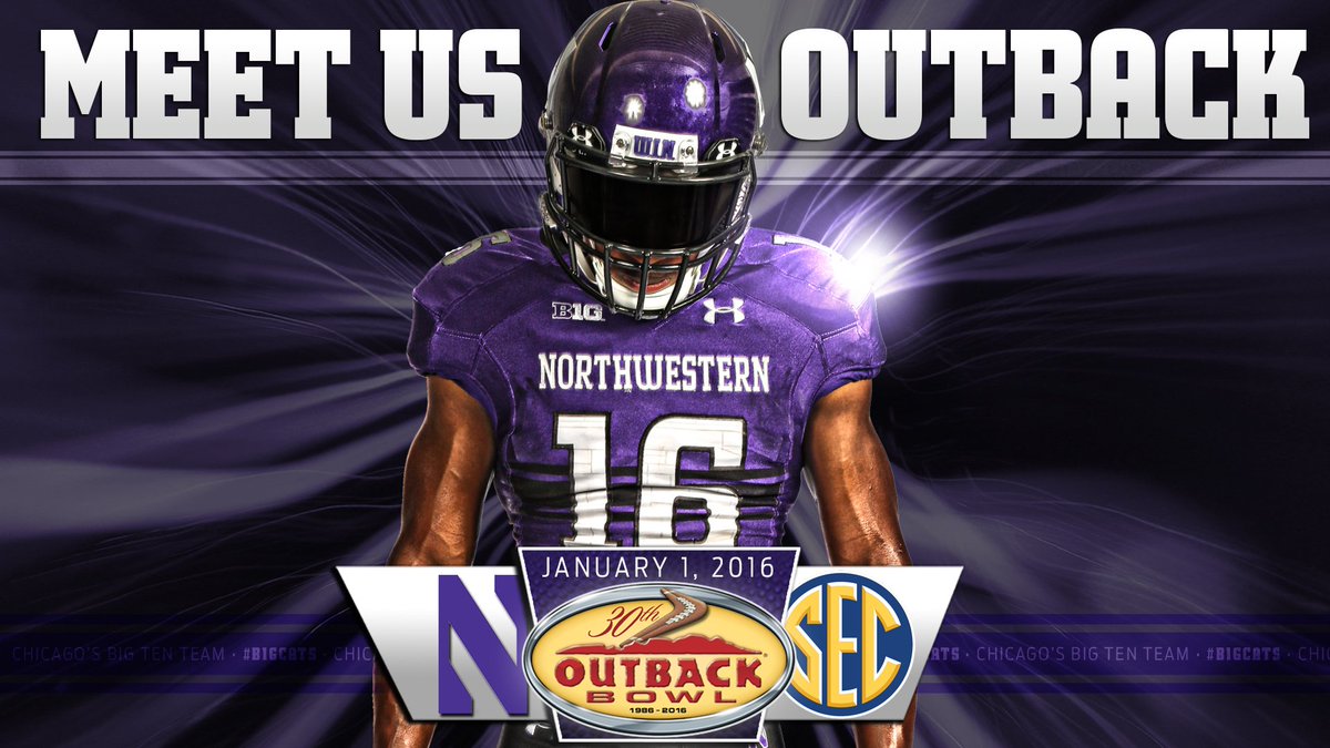 It’s finally official! The #B1GCats will play #FootballinParadise on New Year’s Day at the @Outbackbowl!