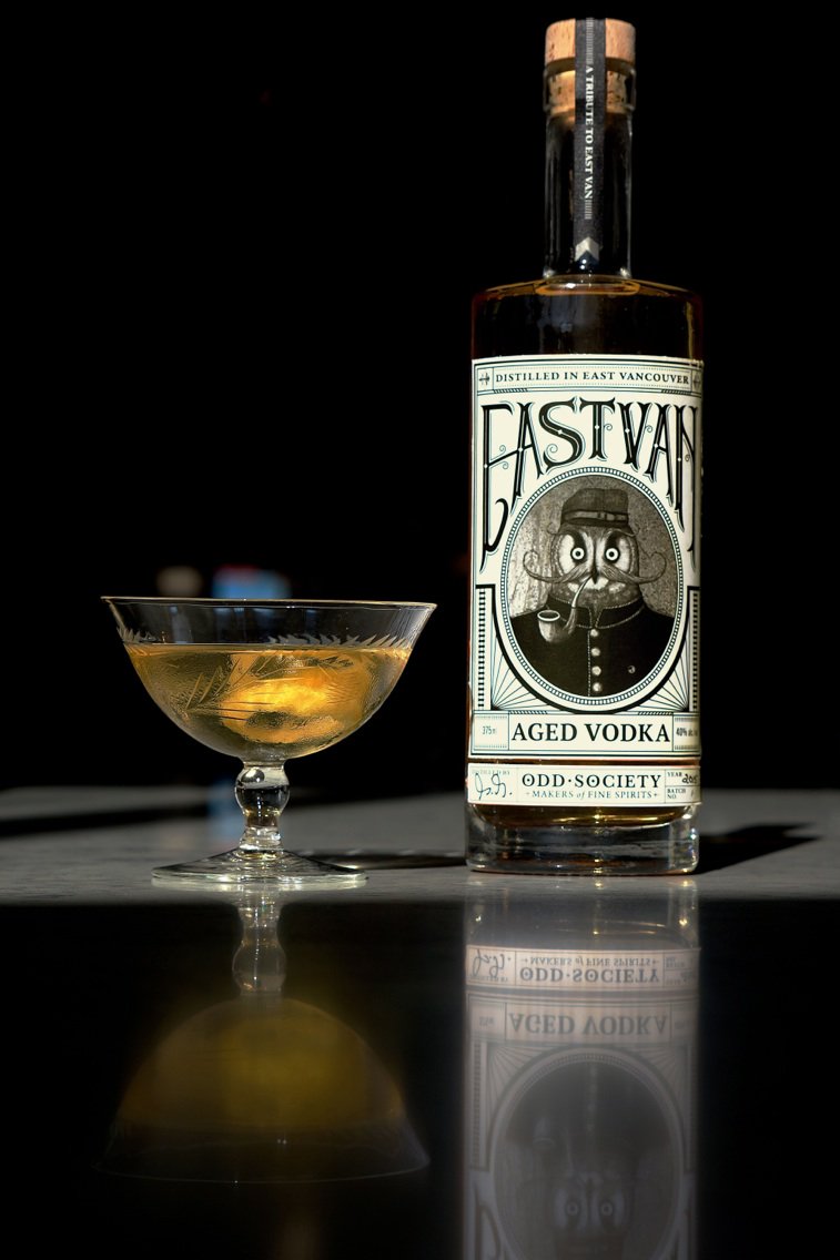 oddspirits's tweet image. This barrel-aged vodka warms you right up. Come by for a taste. A drink or bottle. Open till 6 today.