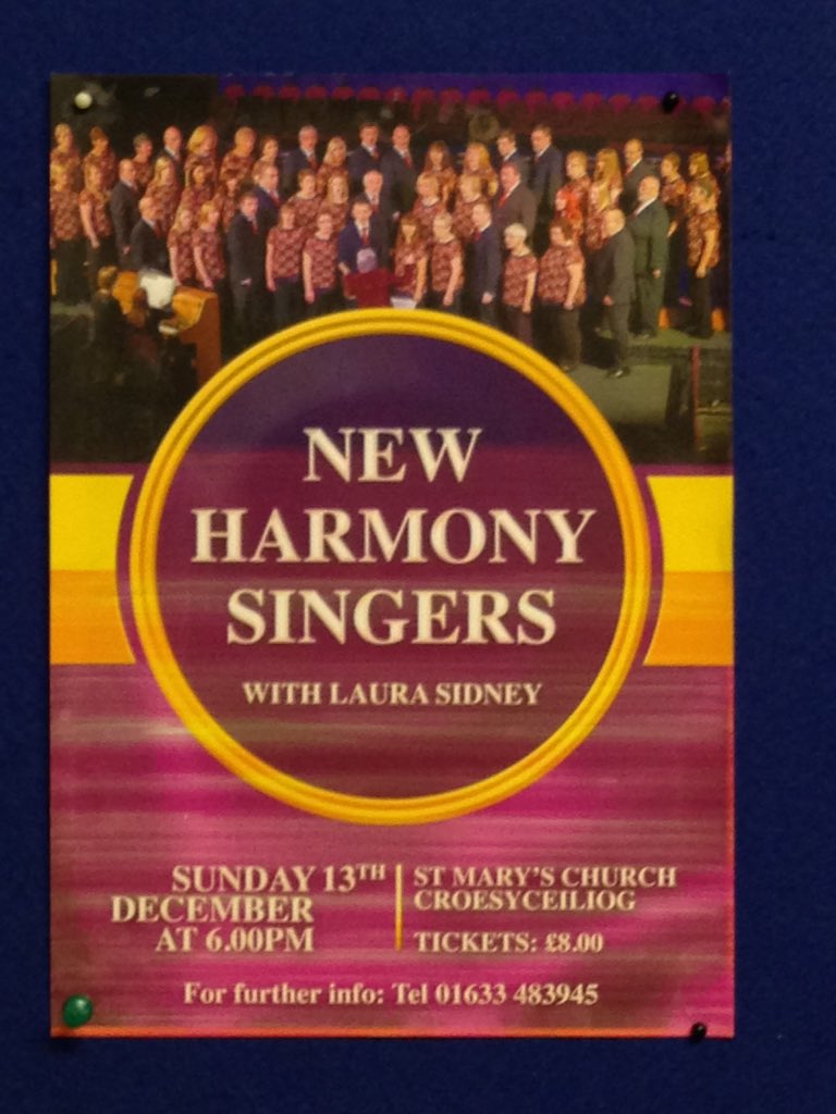 New Harmony Singers in concert next Sunday. A few tickets left if you're looking for an evening of entertainment 🎶