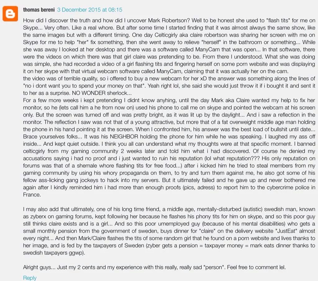 SNPfail's tweet image. Just in case you missed it, here's the latest on @clairerobsc1