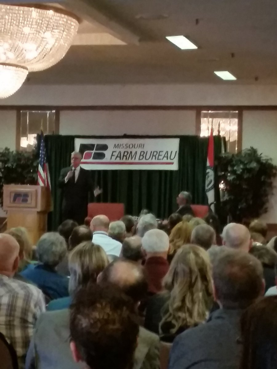 Lieutenant Gov Kinder vows to be out front in fighting HSUS to protect family farmers  @MO_Farm_Bureau