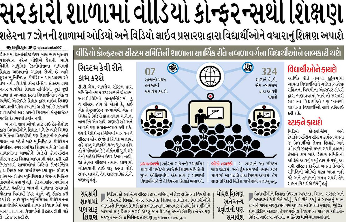 DevelopedSurat's tweet photo. 1st Time , in #India

#HighTeck Study in #SMC #Government #Schools

Our Surat , #LeadingSmartCity in our #country https://t.co/3S9rDdRCw6