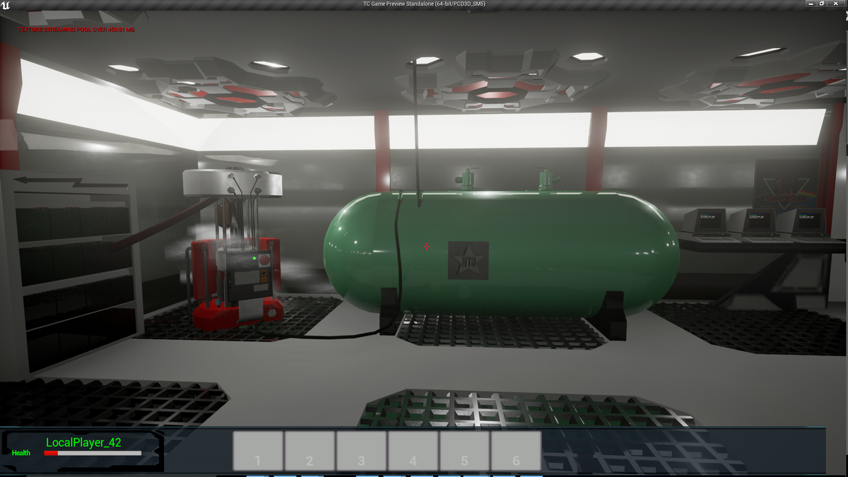 techcompliant's tweet photo. Development shot of the day. Getting all powered up on board station! #NoOSHA #GameDev @UnrealEngine powered https://t.co/3oNhawyhbi