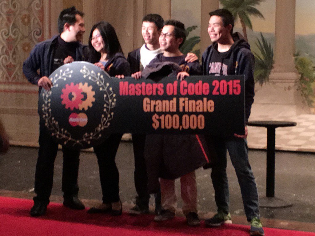 dgwbirch's tweet image. #MastersofCode well deserved