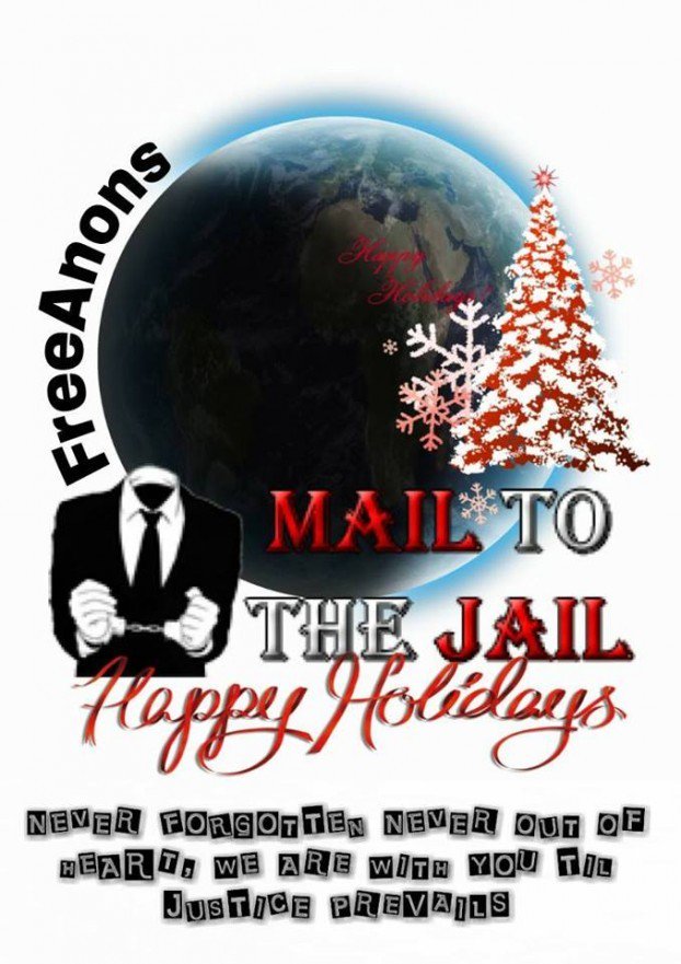 YourAnonNews : #FreeAnons Holiday Letter Writing Event has begun. Please remember your jai… x.com/YourAnonNews/s…)