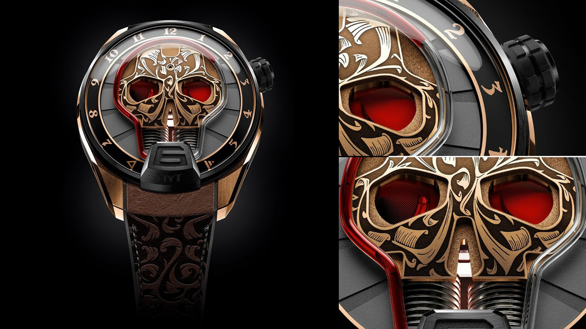 UberLuxury1's tweet photo. #HYT #SkullMaori. emphasise the skull shape by using a rare & traditional hand engraving, a beautiful #Metierd’Art. https://t.co/hxs3PB8vQ6