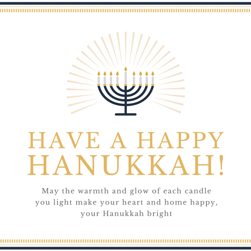 The Little Door Family wishes you a #HappyHanukkah!