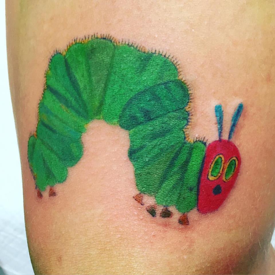 The Hungry Caterpillar tattoo by Sn4ckb4r on DeviantArt