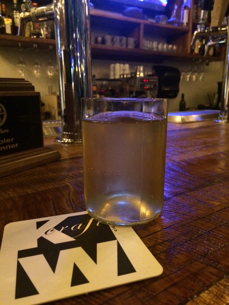 Enjoying a delicious @kwcraftcider winter spice after a great day at @B_DTK
