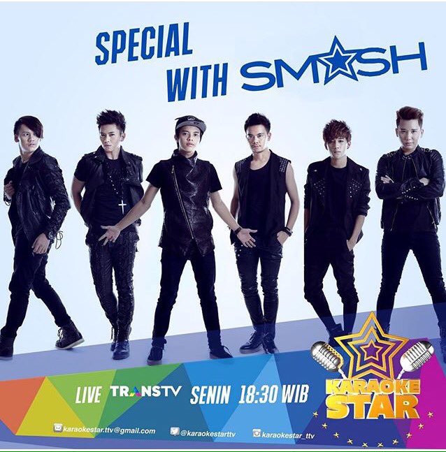 RT <a href="/SMASHindonesia/">SMASH Indonesia</a>: Halo Smashblast jgn lupa hari ini SM*SH @karaokestarTTV <a href="/TRANSTV_CORP/">TRANS TV</a> dont miss it😊👍