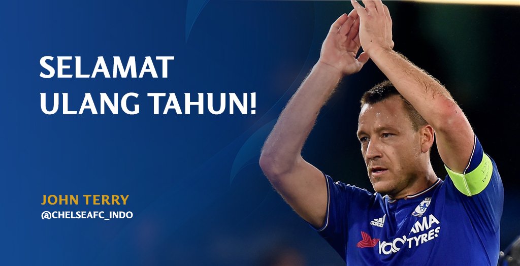 chelseafc_indo's tweet photo. Selamat ulang tahun ke 35 untuk Kapten, Pemimpin, Legenda kita, John Terry! #CFCIndo https://t.co/6ngWx03PZk