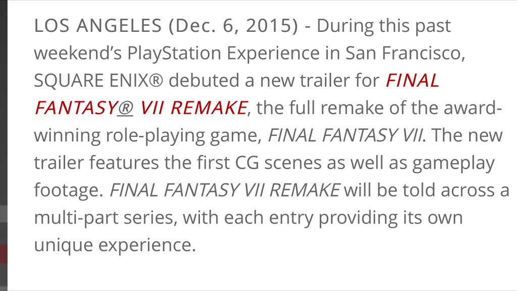 Final Fantasy VII || REMAKE - Página 2 CVlqD5kWEAEVecO
