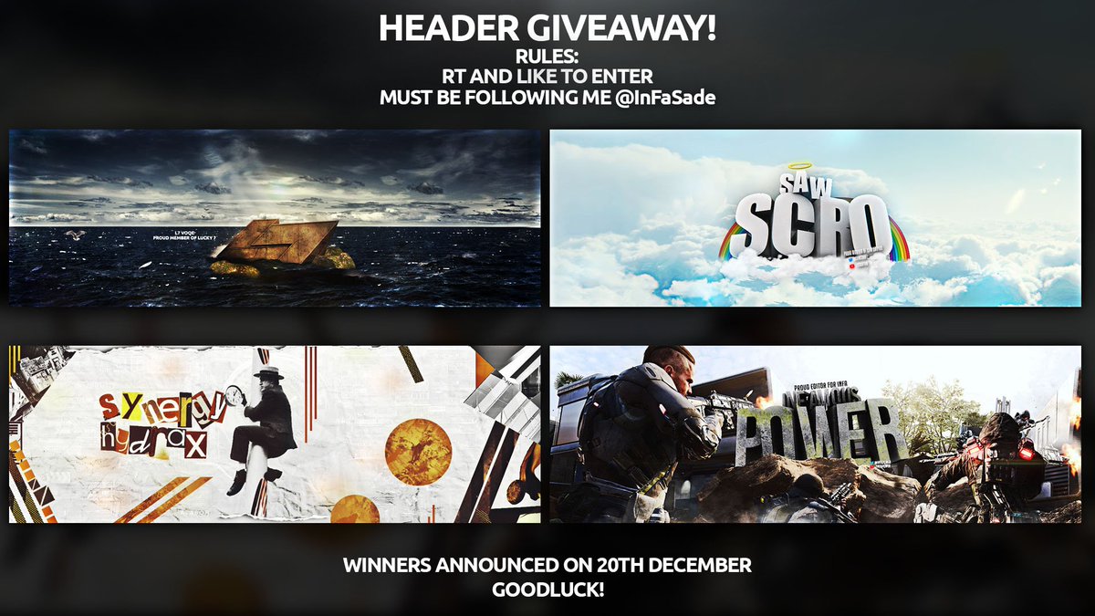 sadeism_'s tweet photo. Christmas Header Giveaway! 
Winners Announced on the 20th December
(must be rt and by following to enter)
Goodluck! https://t.co/DgteJunfpP