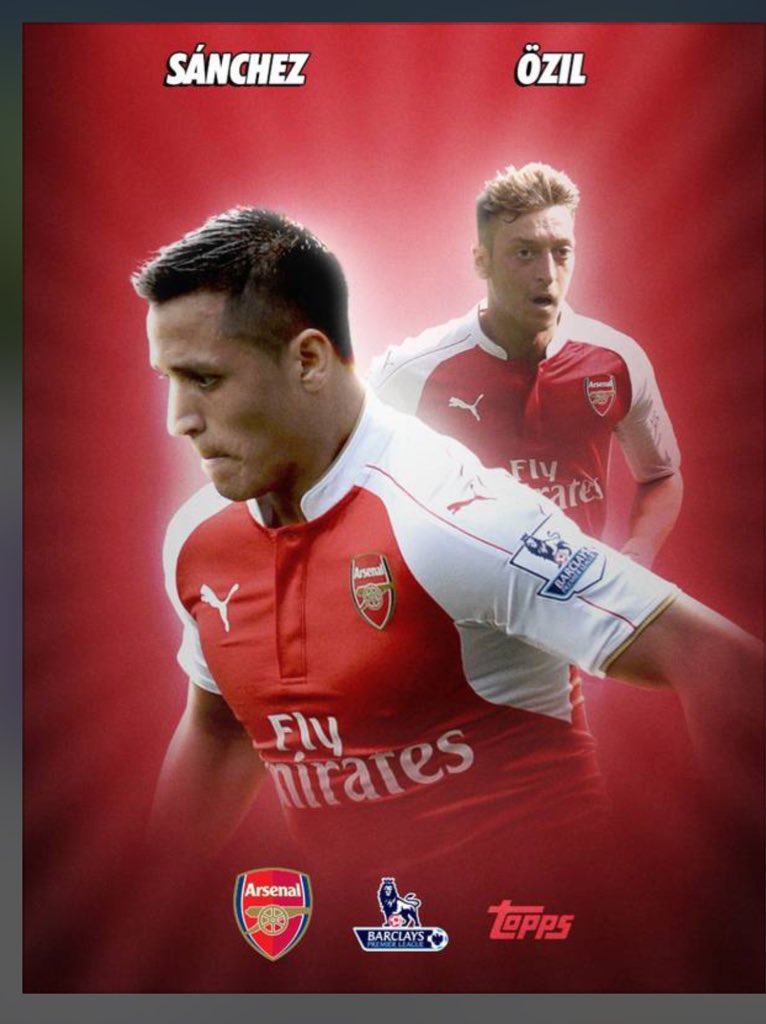 FrankeyJr5's tweet photo. THE DUO LEGEND!!! 
#FIFA16 
#MESUTOZIL 
#ALEXISSANCHEZ https://t.co/OtFQfCKx9q